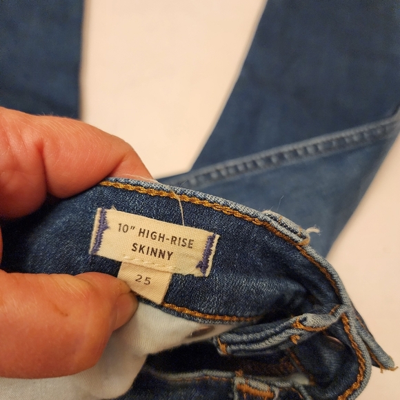 Madewell 10" High-Rise Skinny Jeans Size 25 - Picture 15 of 15